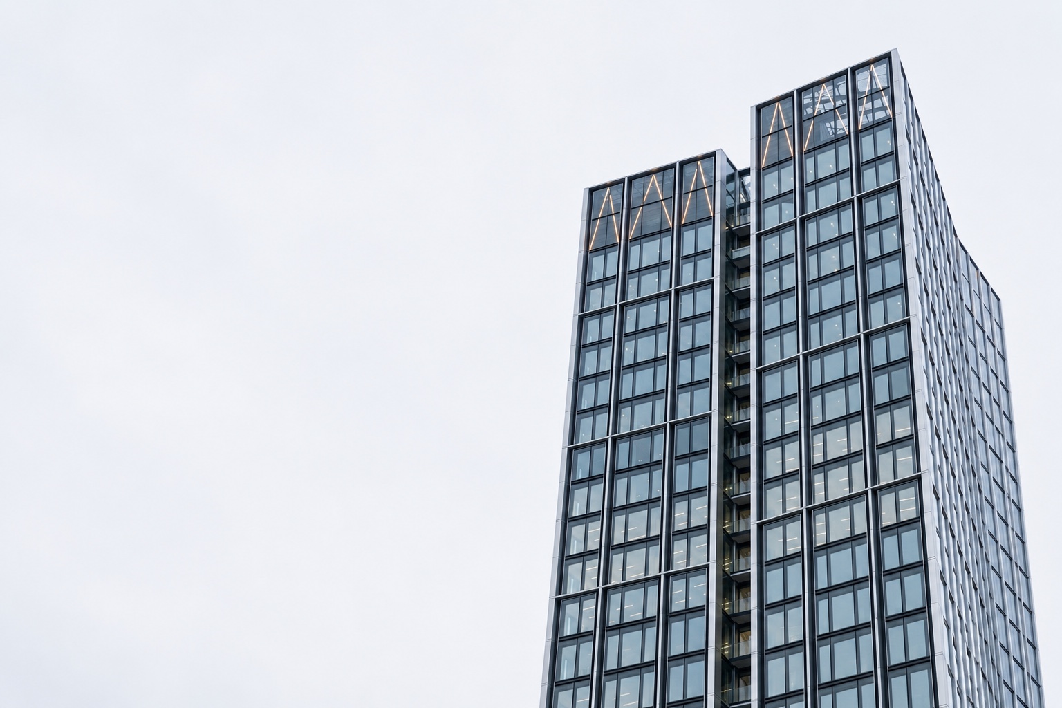 Firmengebäude von GermanAI Defense, der WINX-Tower in Frankfurt am Main.